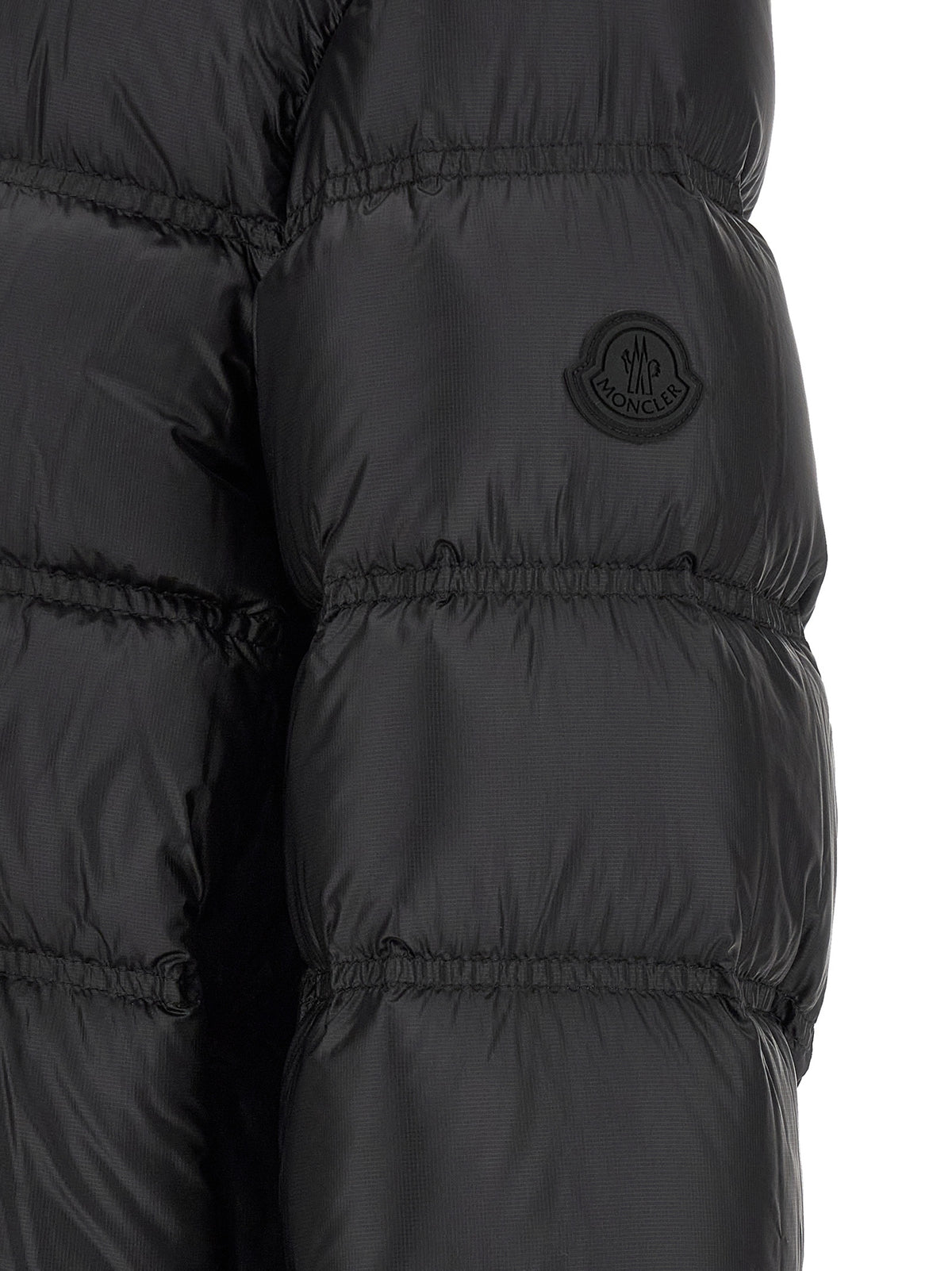 Moncler Black Polyamide Full-Length Jacket
