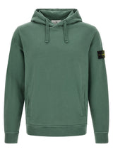 Stone Island Bicolor Cotton Sweatshirt - Green