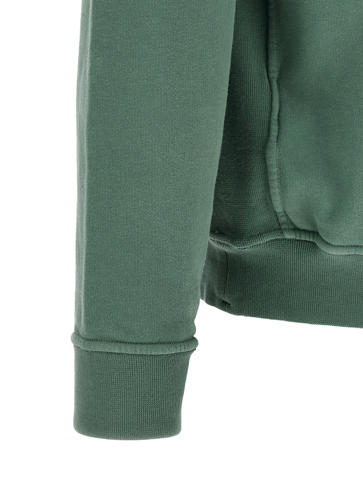 Stone Island Bicolor Cotton Sweatshirt - Green