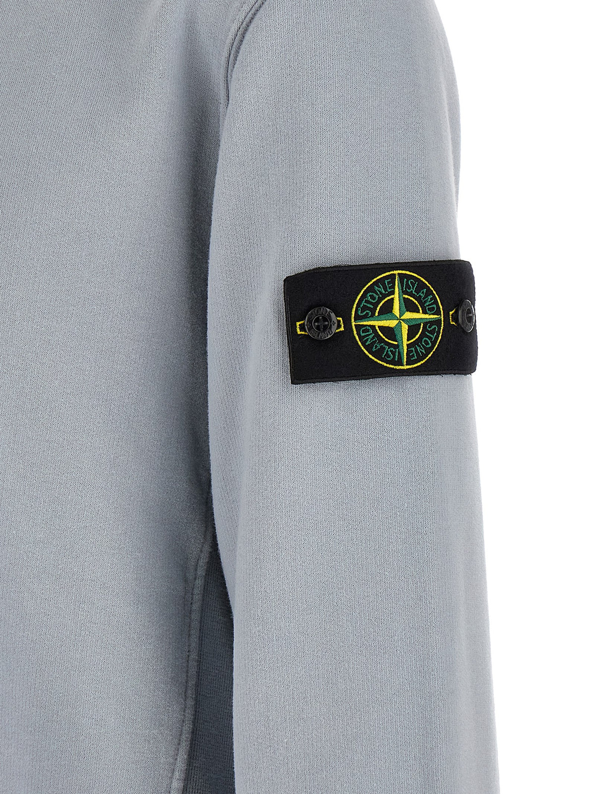 Stone Island Gray Cotton Sweatshirt - Effortless Urban Style