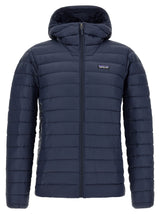 PATAGONIA Blue Nylon Full-Length Jacket