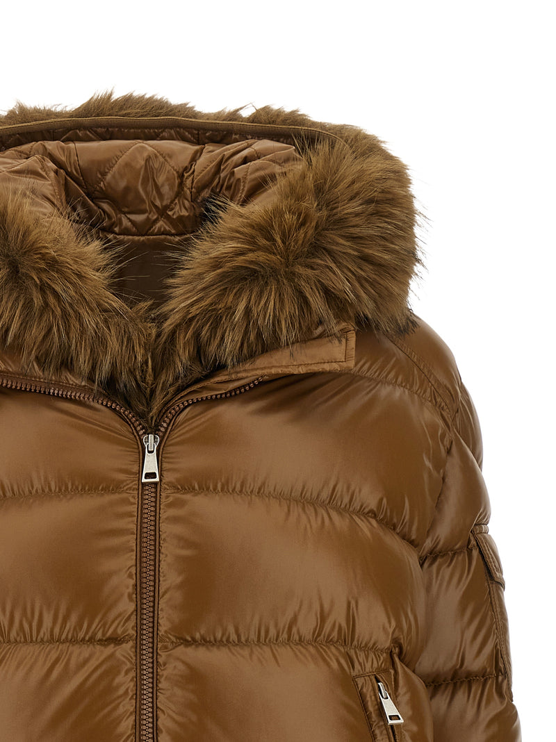 Moncler Hypolais Brown Polyamide Full-Length Jacket