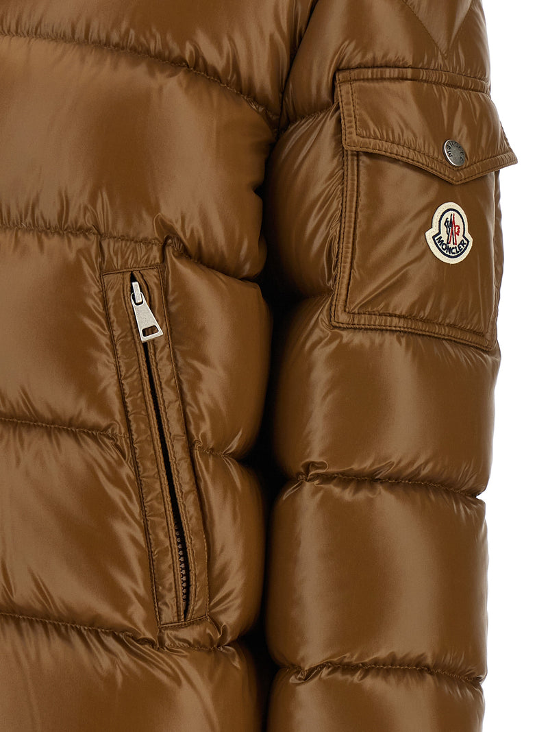 Moncler Hypolais Brown Polyamide Full-Length Jacket