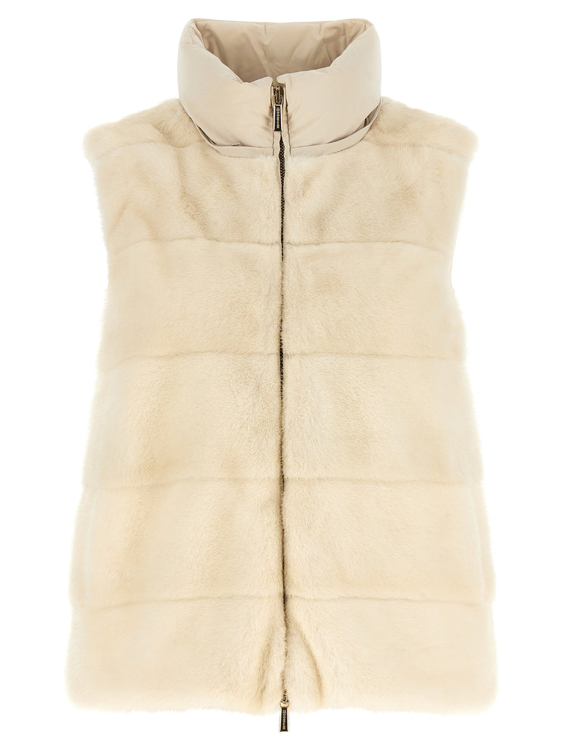 MooRER Morzine White Wool Shell Jacket