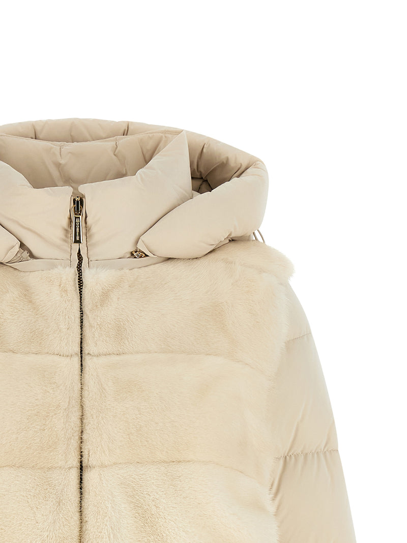 MooRER Morzine White Wool Shell Jacket