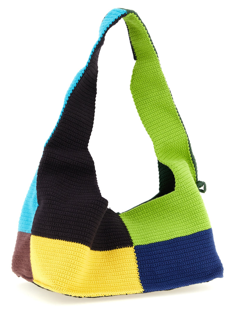 Vivienne Westwood Ellie Multicolor Cotton Shoulder Bag