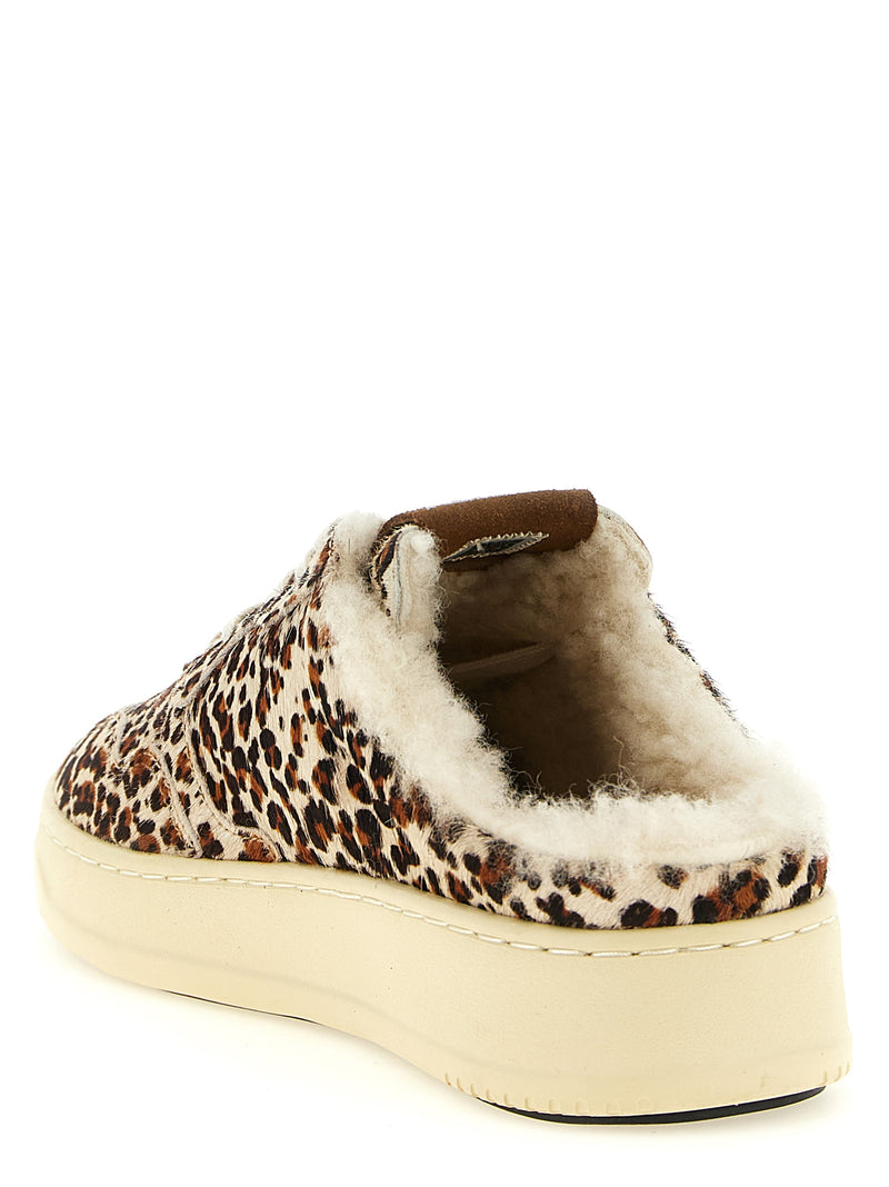 Autry Brown Cowhide Low Top Sneakers - Medalist Easeknit