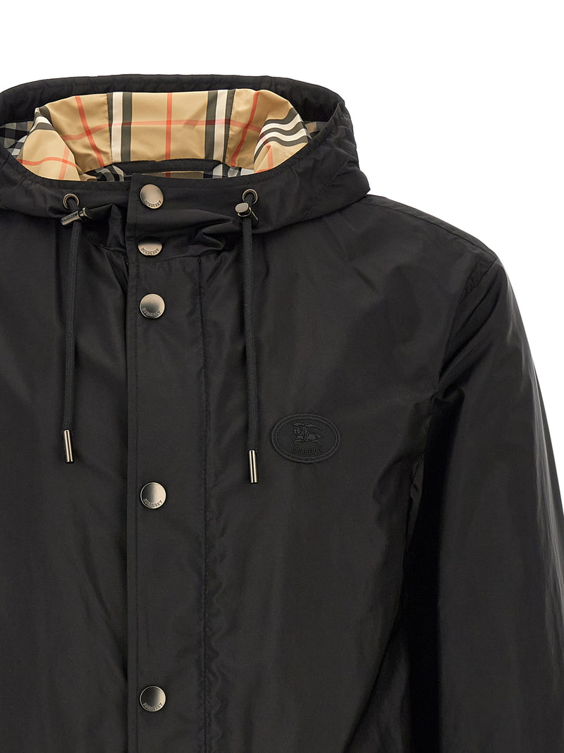 Burberry Pembrey Black Polyamide Shell Jacket