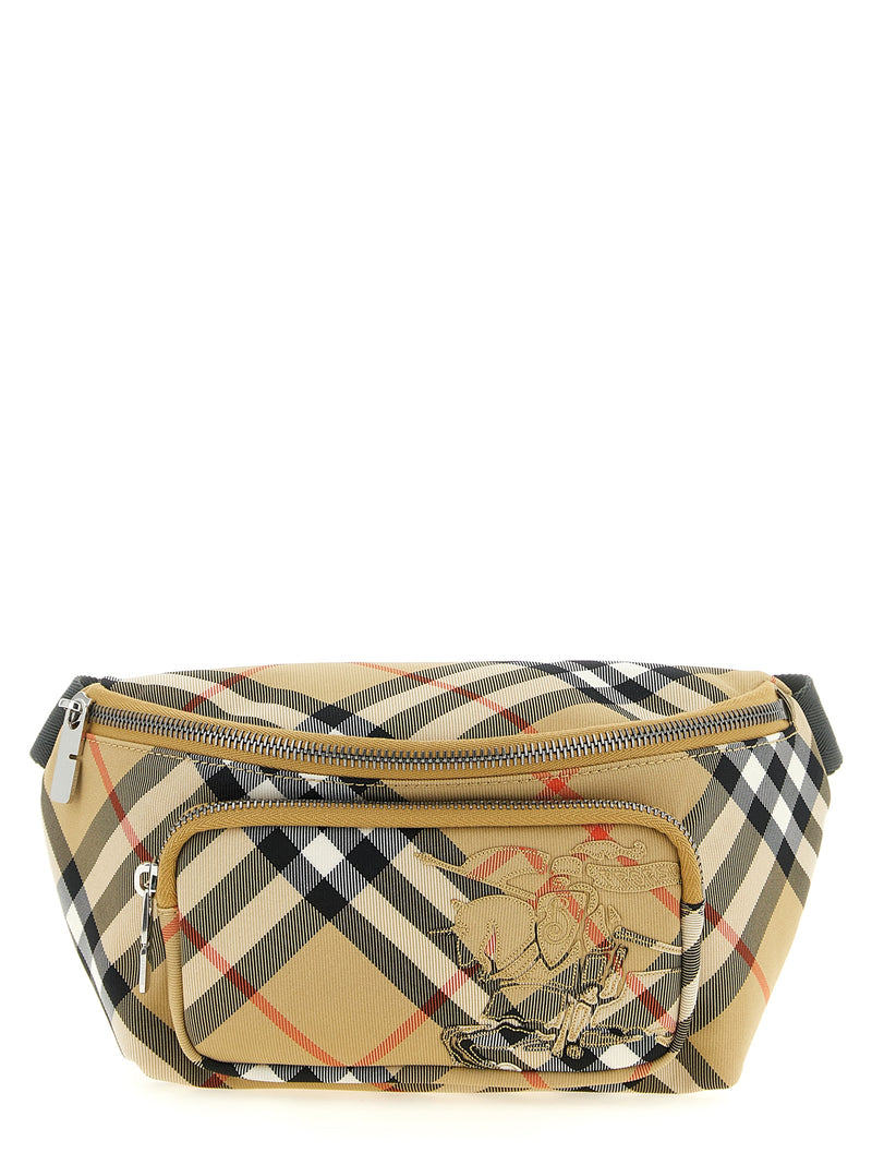 Burberry Beige Small Baby Carrier Crossbody Bag