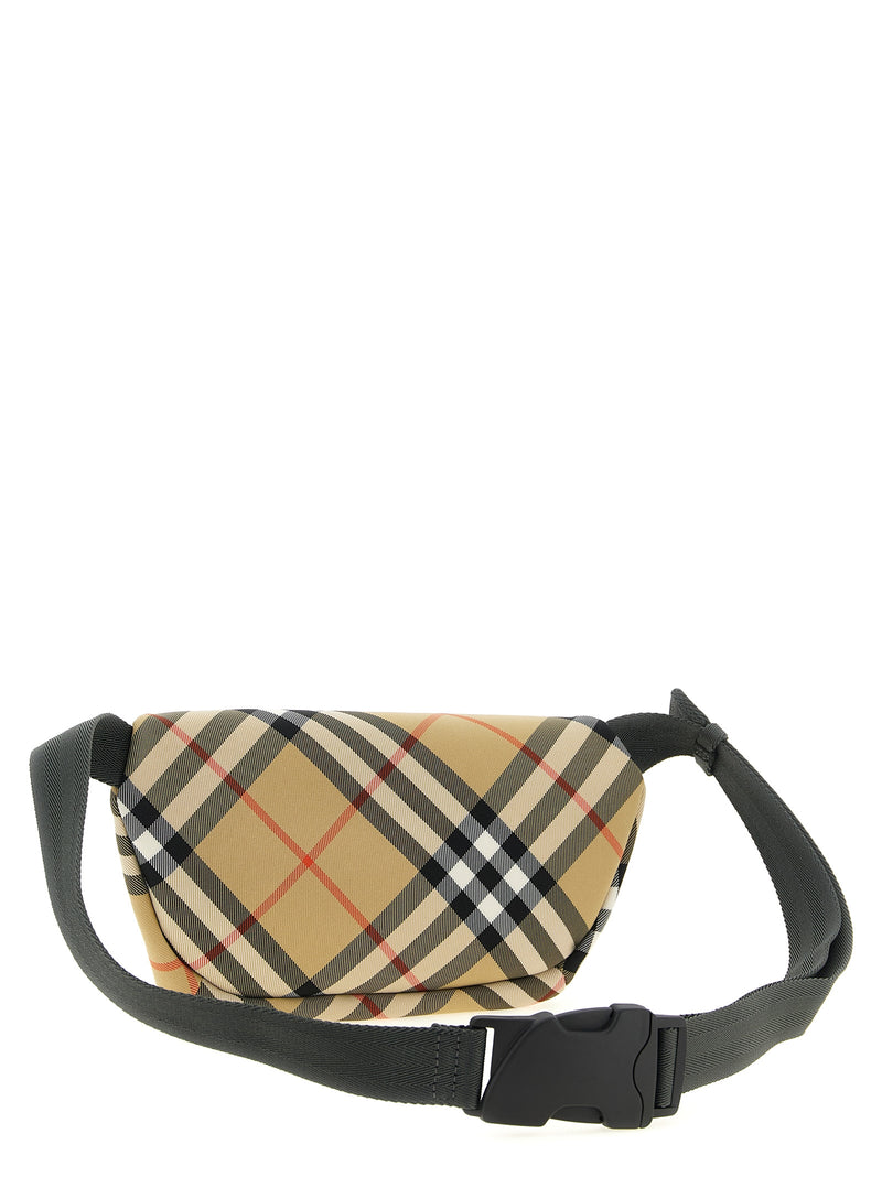 Burberry Beige Small Baby Carrier Crossbody Bag