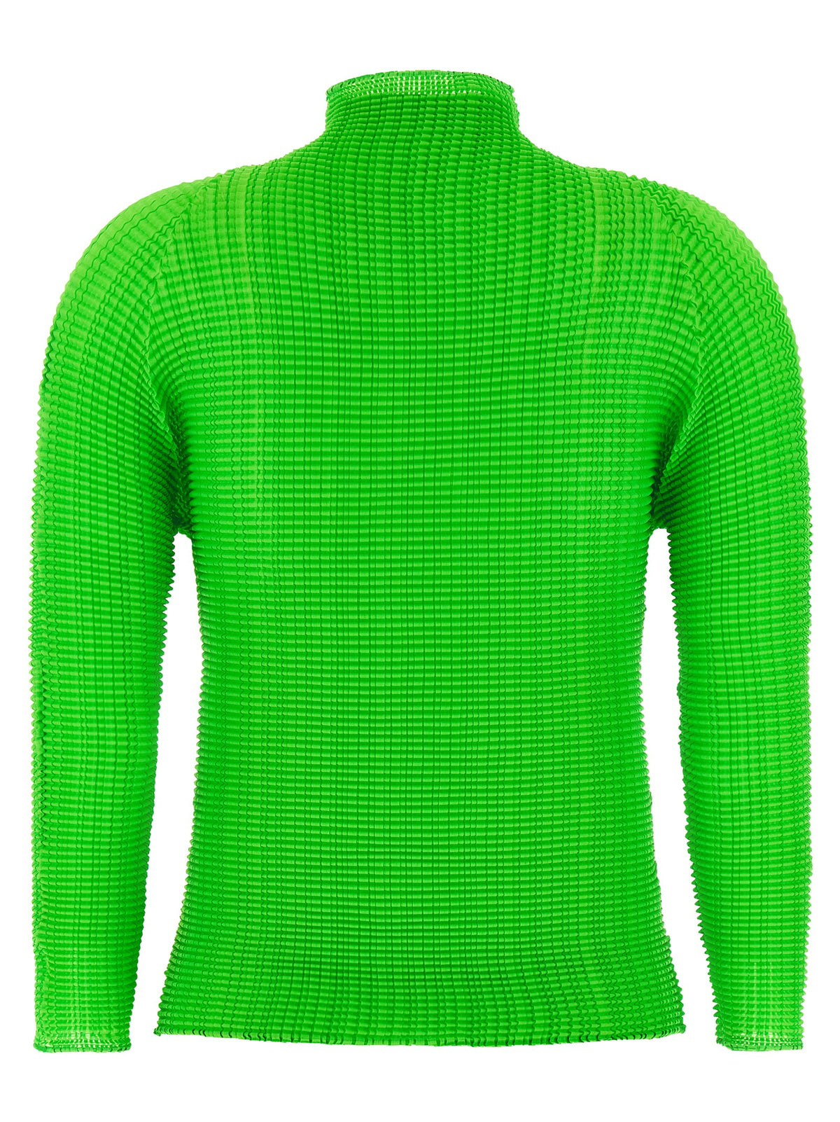 Issey Miyake Wooly Pleats-68 Bicolor Polyester Blouse
