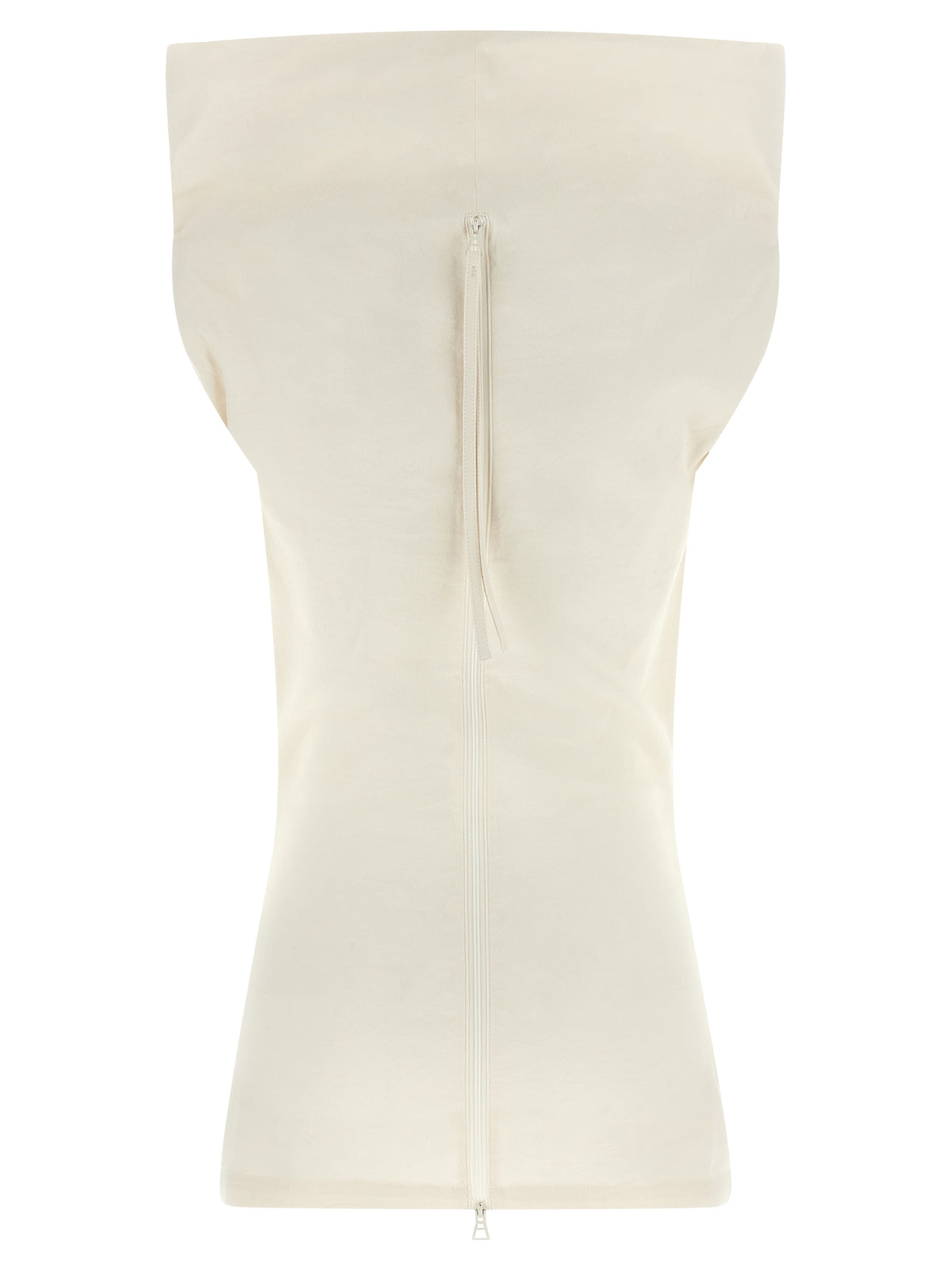 Issey Miyake White Paper Blouse - Innovative Design