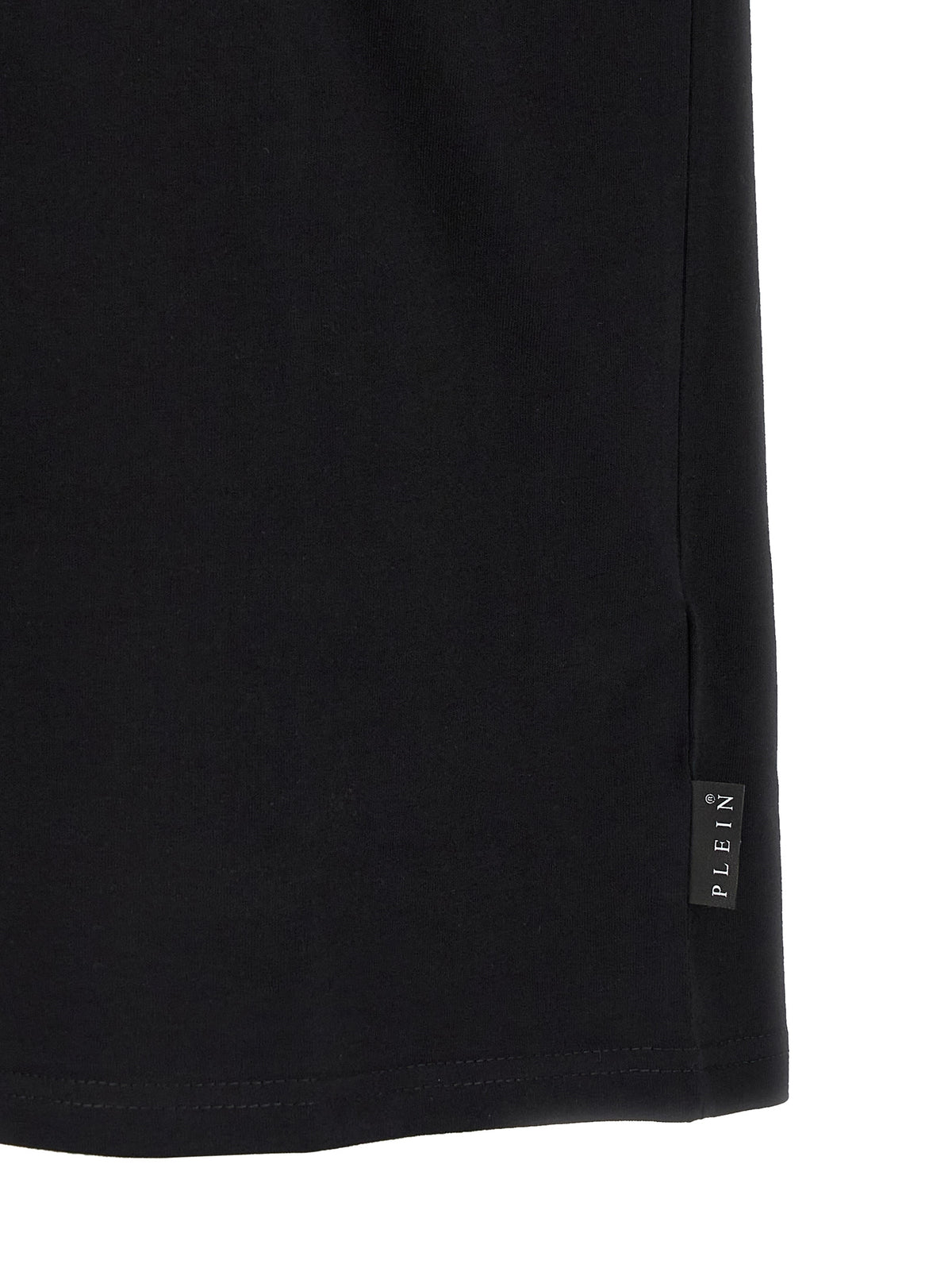 Philipp Plein Black Cotton T-Shirt