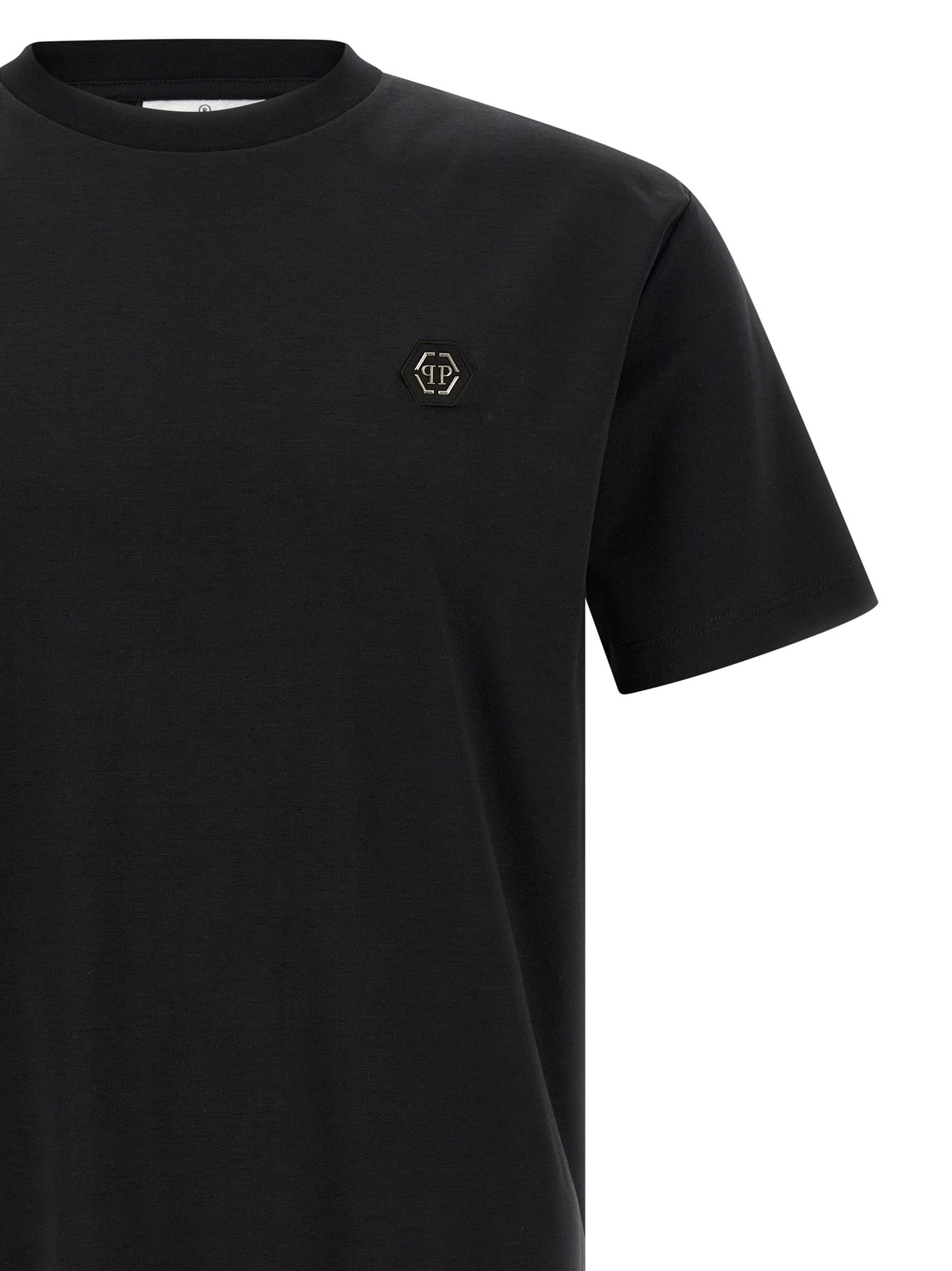 Philipp Plein Black Cotton T-Shirt - Bold Style Statement