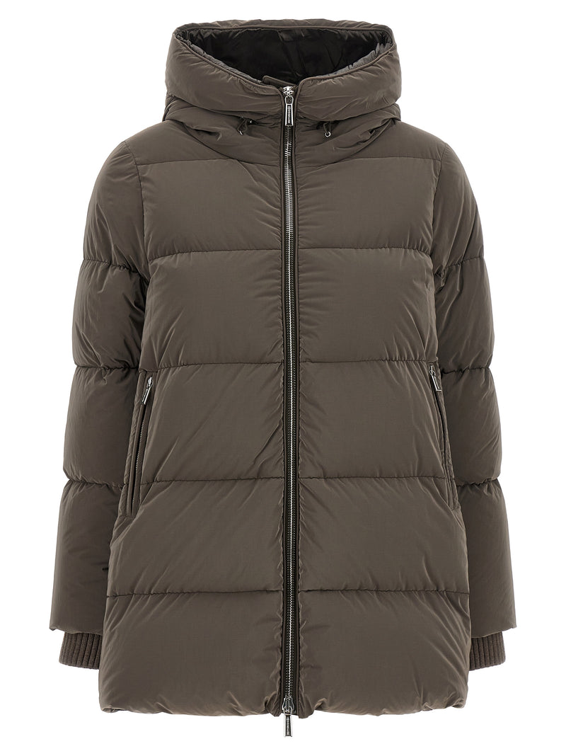 MooRER Carinzia Brown Wool Full-Length Jacket