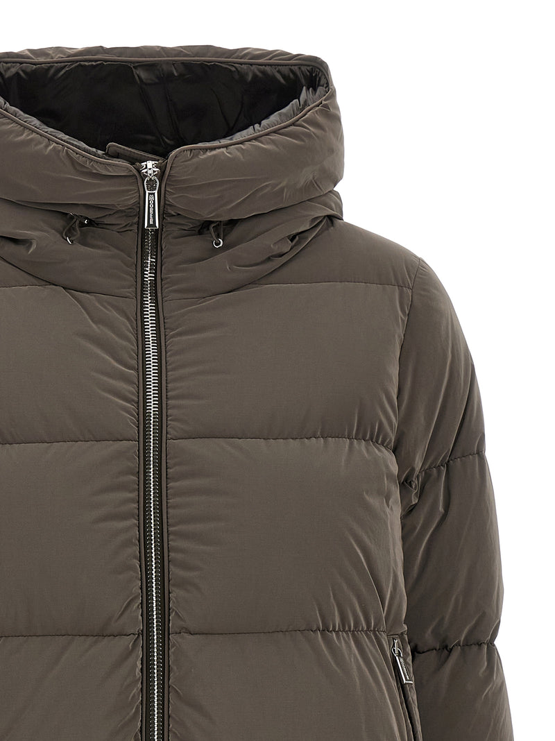 MooRER Carinzia Brown Wool Full-Length Jacket
