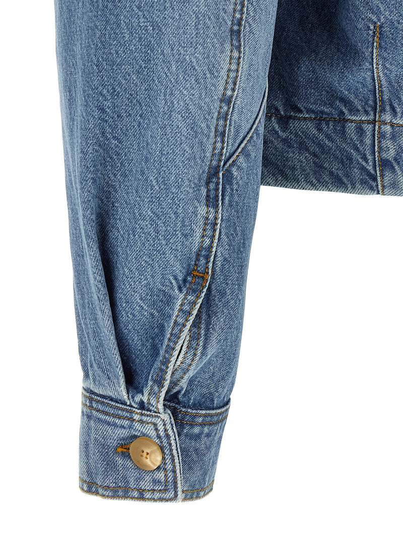 Jacquemus Blue Cotton Denim Jacket - La Veste De-Nîmes Canevas