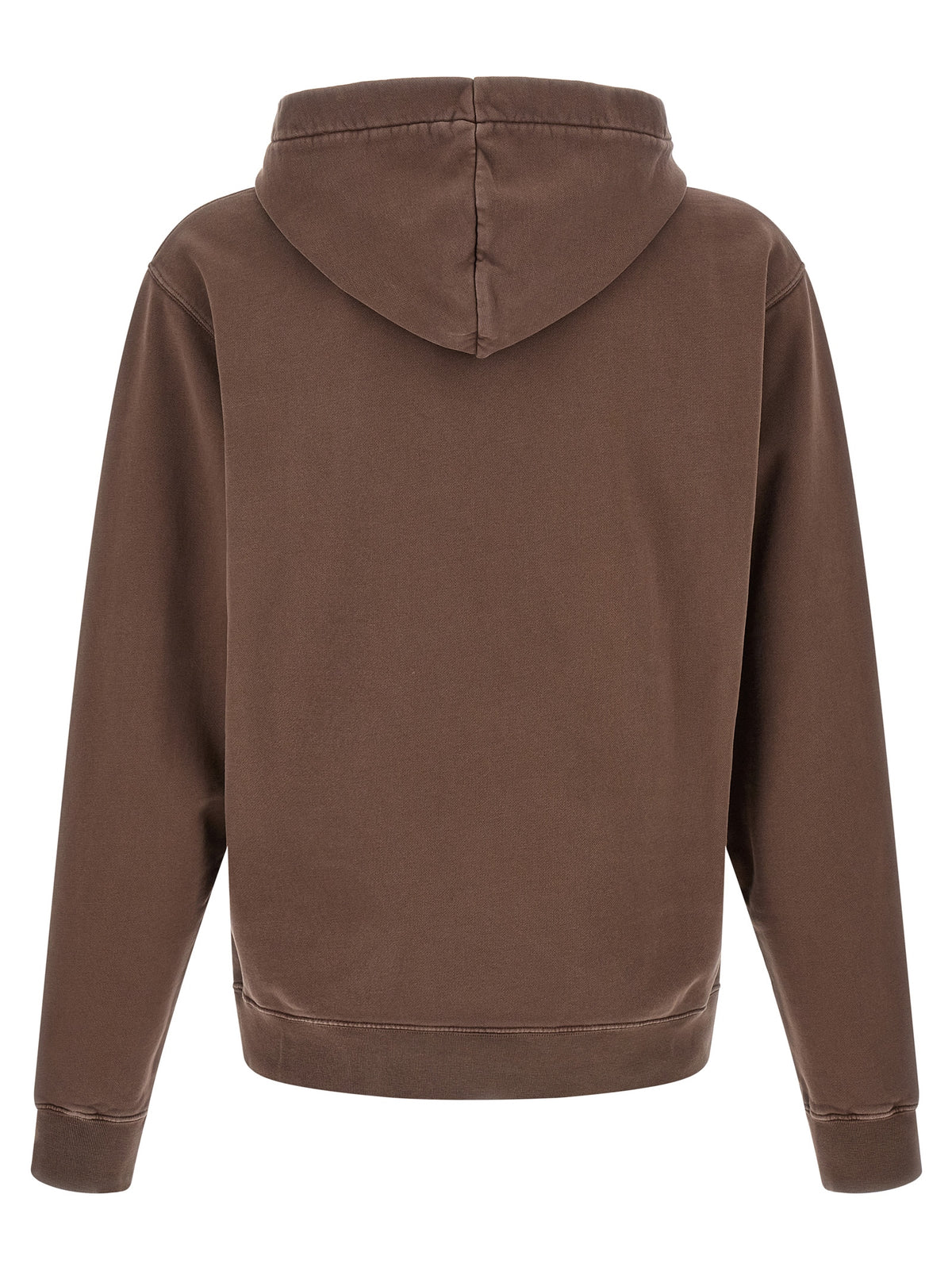 Jacquemus Le Hoodie Gros-Grain Brown Cotton Sweatshirt