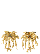 Jacquemus Les Boucles Palmier Gold Brass Earrings