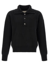 Ami Paris Black Wool Cardigan