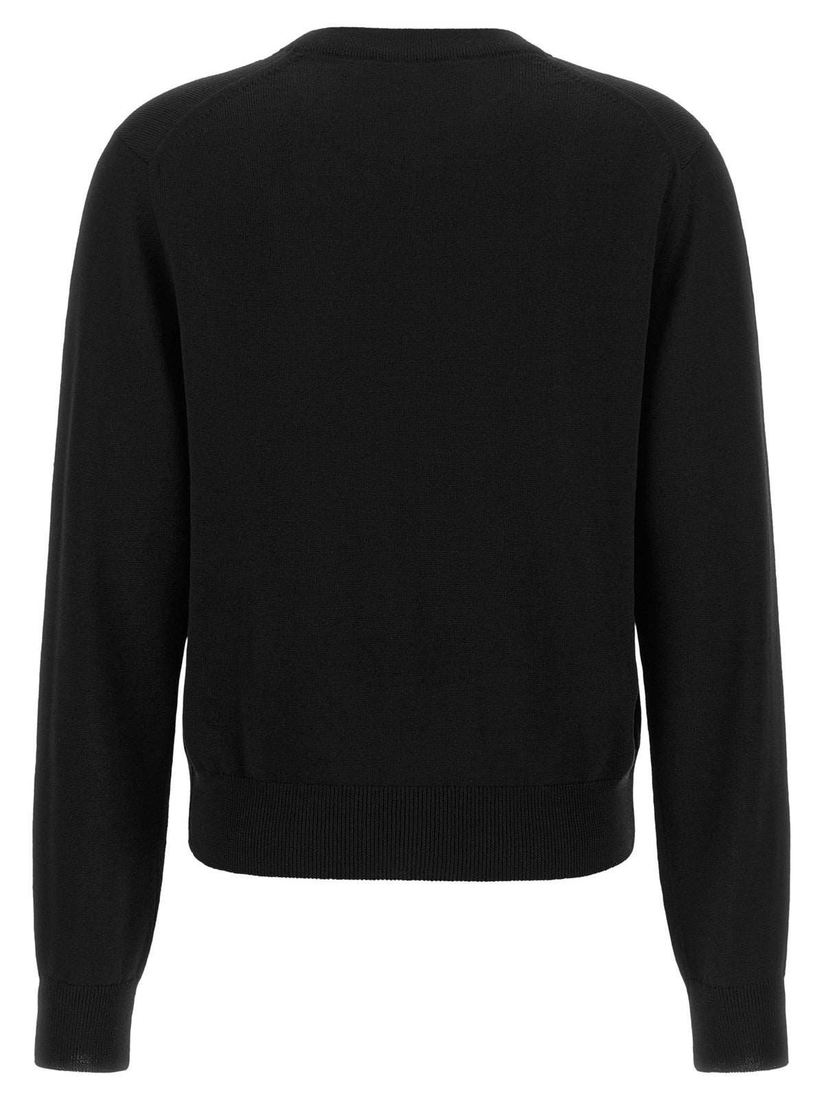 Maison Kitsuné Black Wool Cardigan - Effortless Sophistication