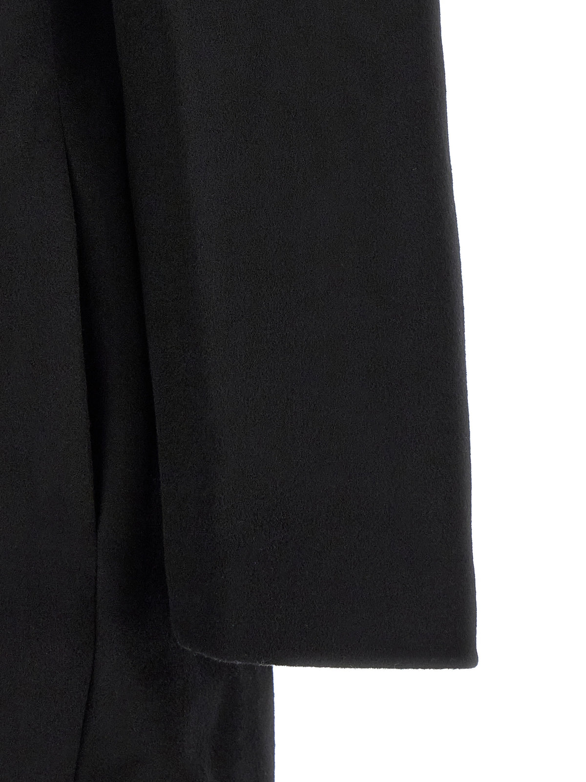 Kiko Kostadinov Epelde Black Wool Coat for Men