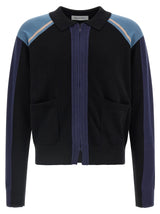 Kiko Kostadinov Blue Cotton Cardigan