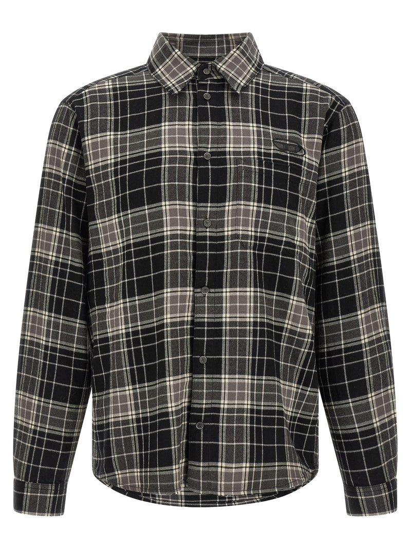 Diesel S-Simply-Hnbi Multicolor Cotton Blouse for Men