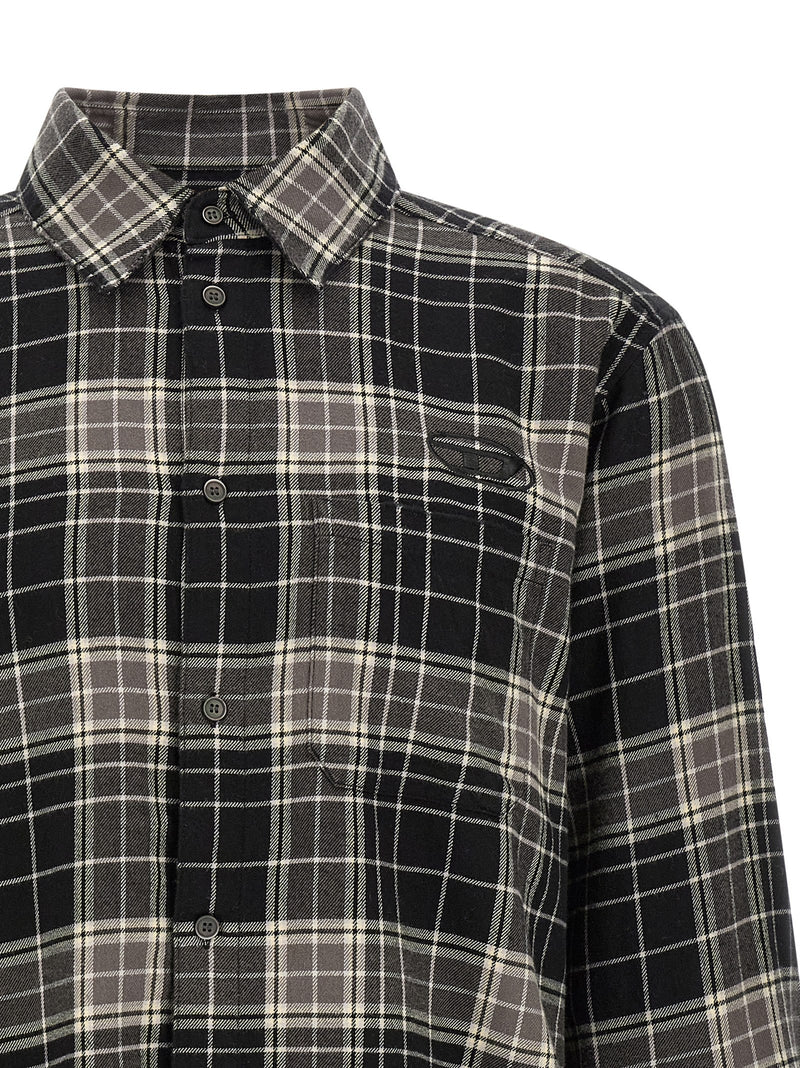 Diesel S-Simply-Hnbi Multicolor Cotton Blouse for Men
