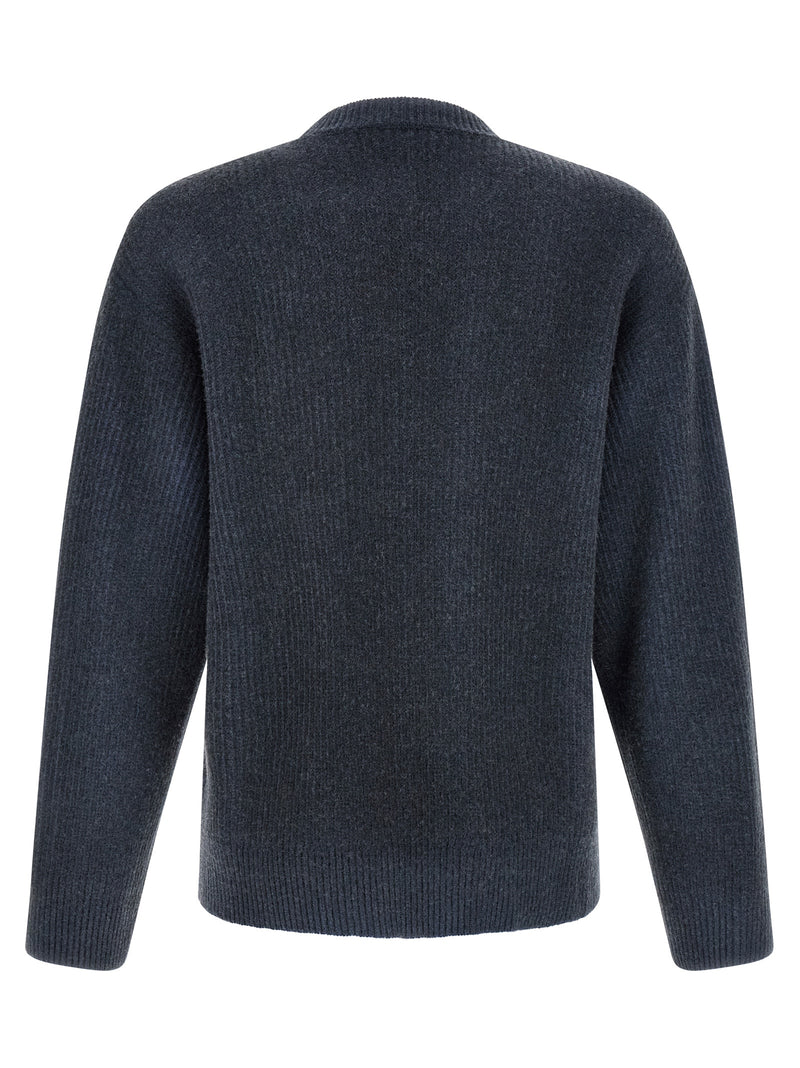 Diesel K-Pickler Blue Wool Cardigan for Men