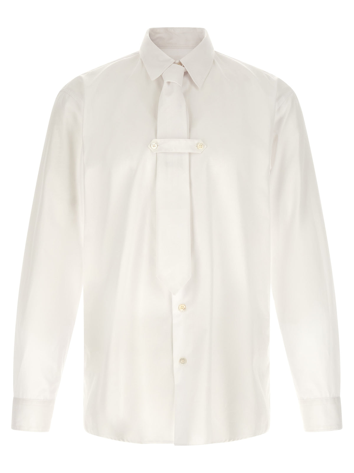 Dries Van Noten Cilian White Cotton Blouse for Men