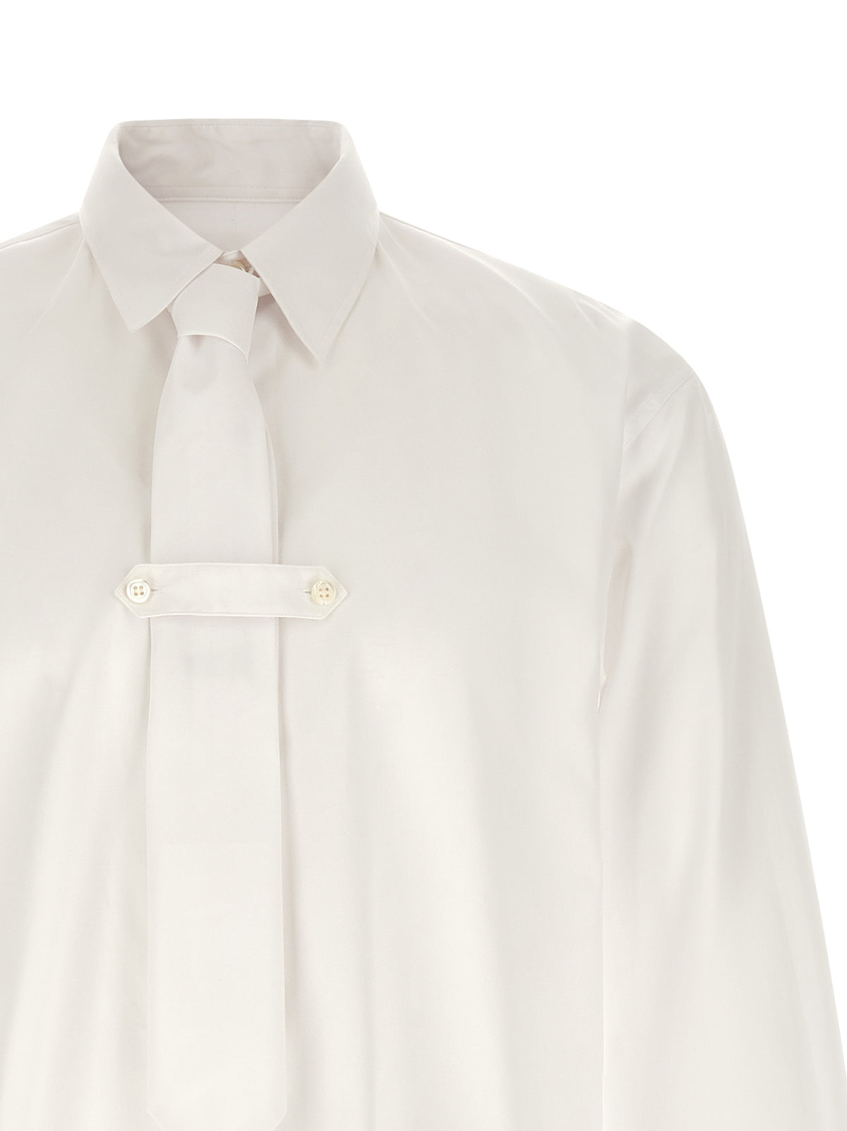 Dries Van Noten Cilian White Cotton Blouse for Men