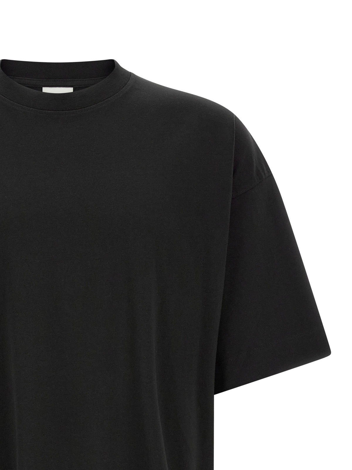 Dries Van Noten Black Cotton T-Shirt