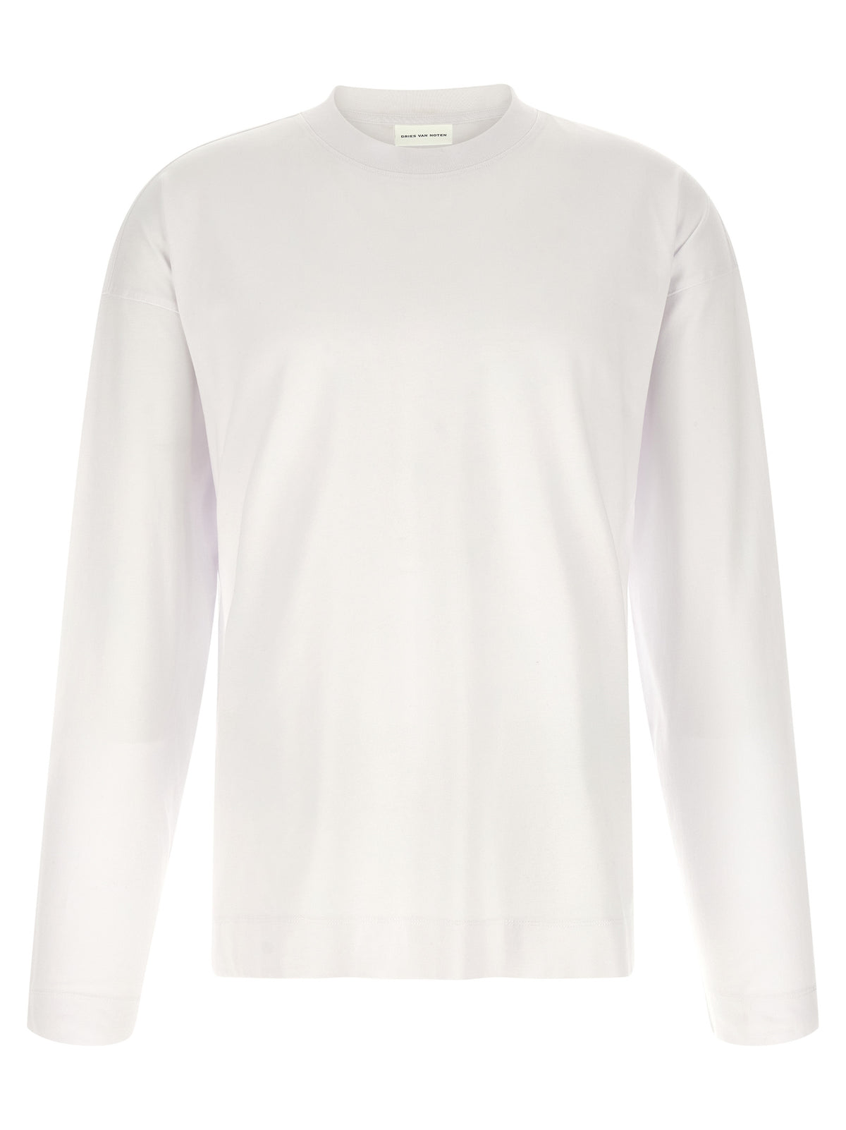 Dries Van Noten White Cotton T-Shirt