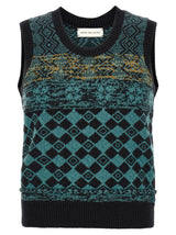 Dries Van Noten Multicolor Wool Cardigan