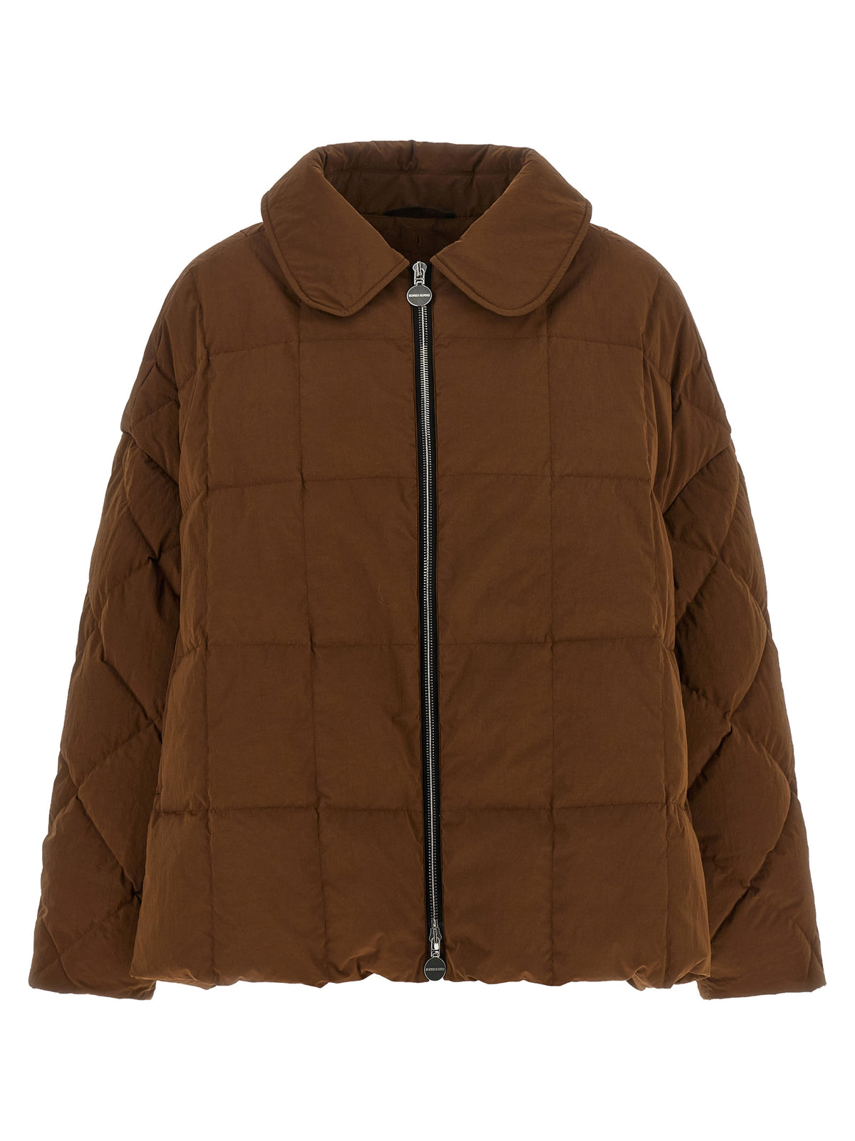 IENKI IENKI 'Arco' Brown Polyester Full-Length Jacket
