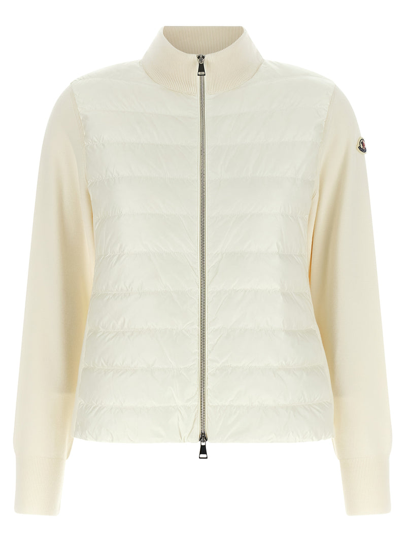 Moncler White Polyamide Cardigan for Women