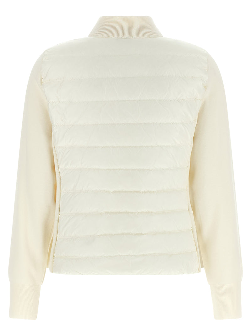Moncler White Polyamide Cardigan for Women