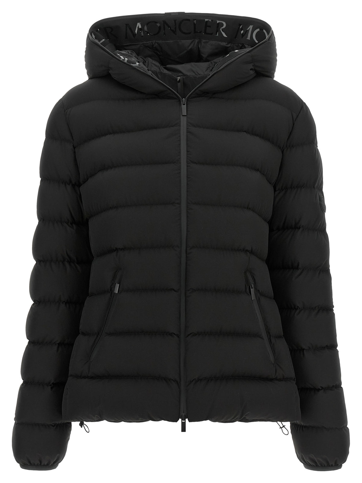 Moncler Herbes Black Polyester Full-Length Jacket