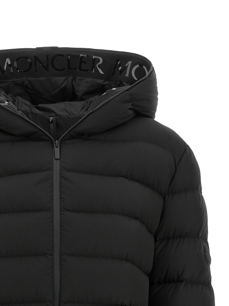 Moncler Herbes Black Polyester Full-Length Jacket