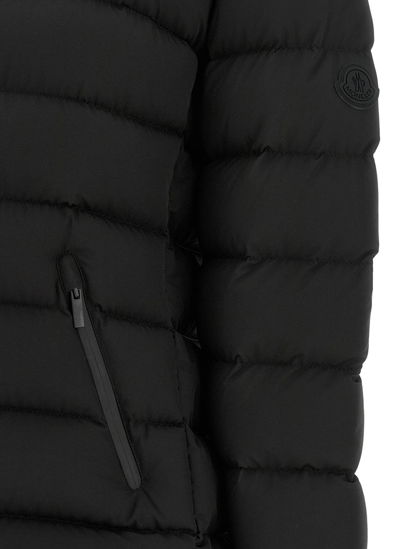 Moncler Herbes Black Polyester Full-Length Jacket