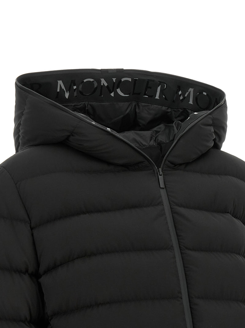 Moncler Herbes Black Polyester Full-Length Jacket