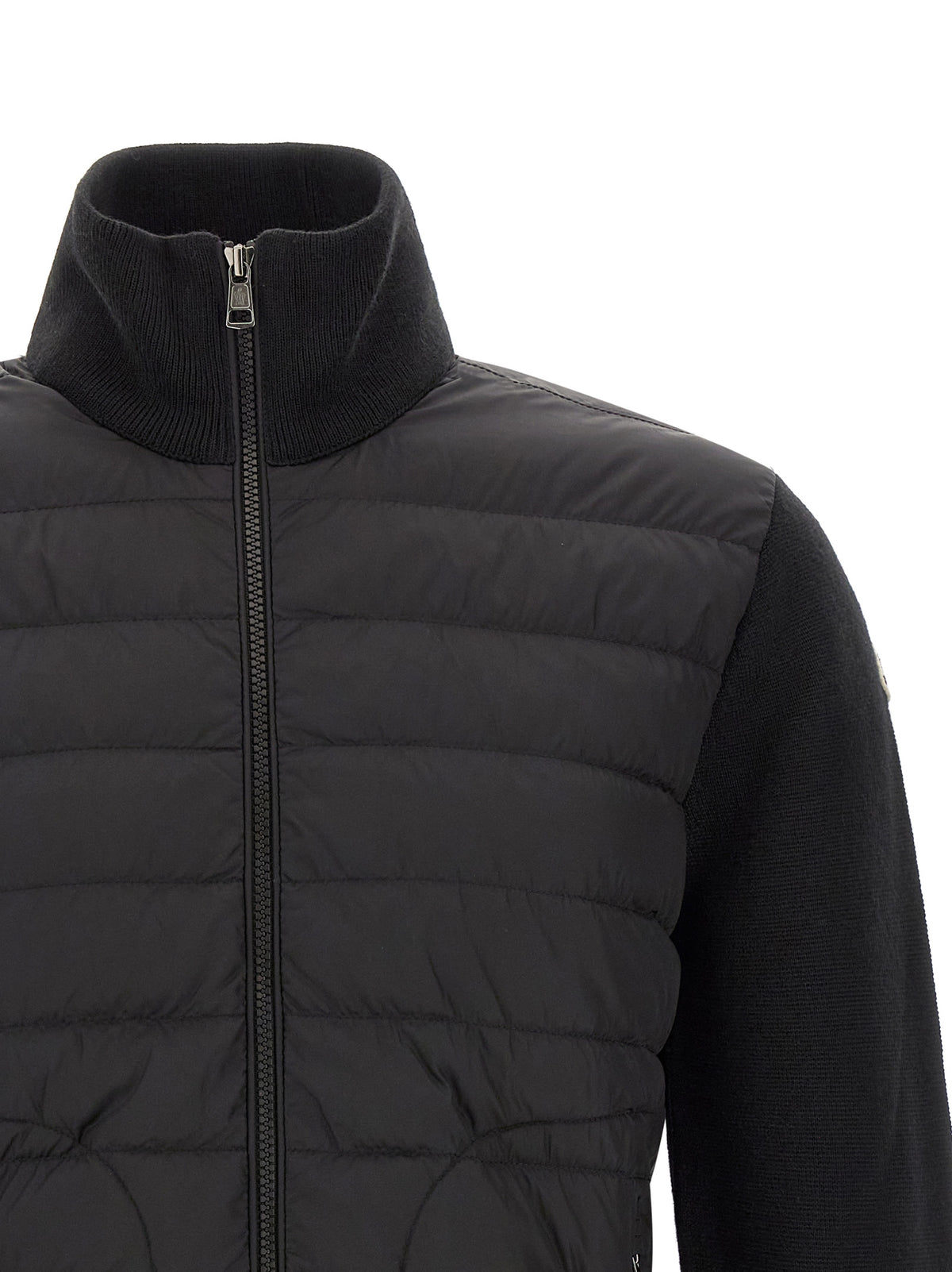 Moncler Black Polyamide Cardigan