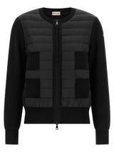 Moncler Black Polyamide Cardigan - Modern Hybrid Fashion