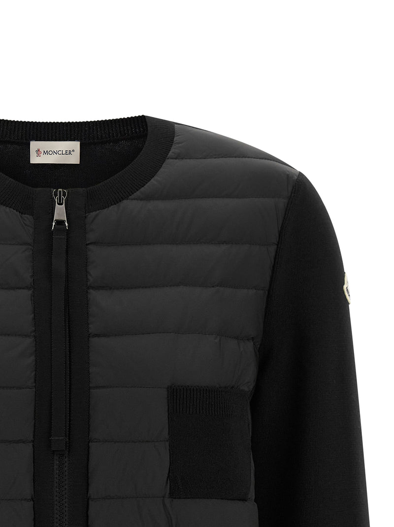 Moncler Black Polyamide Cardigan for Women