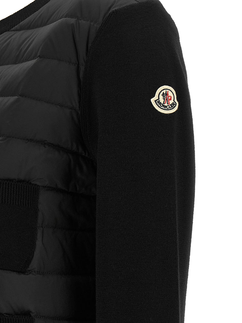 Moncler Black Polyamide Cardigan for Women