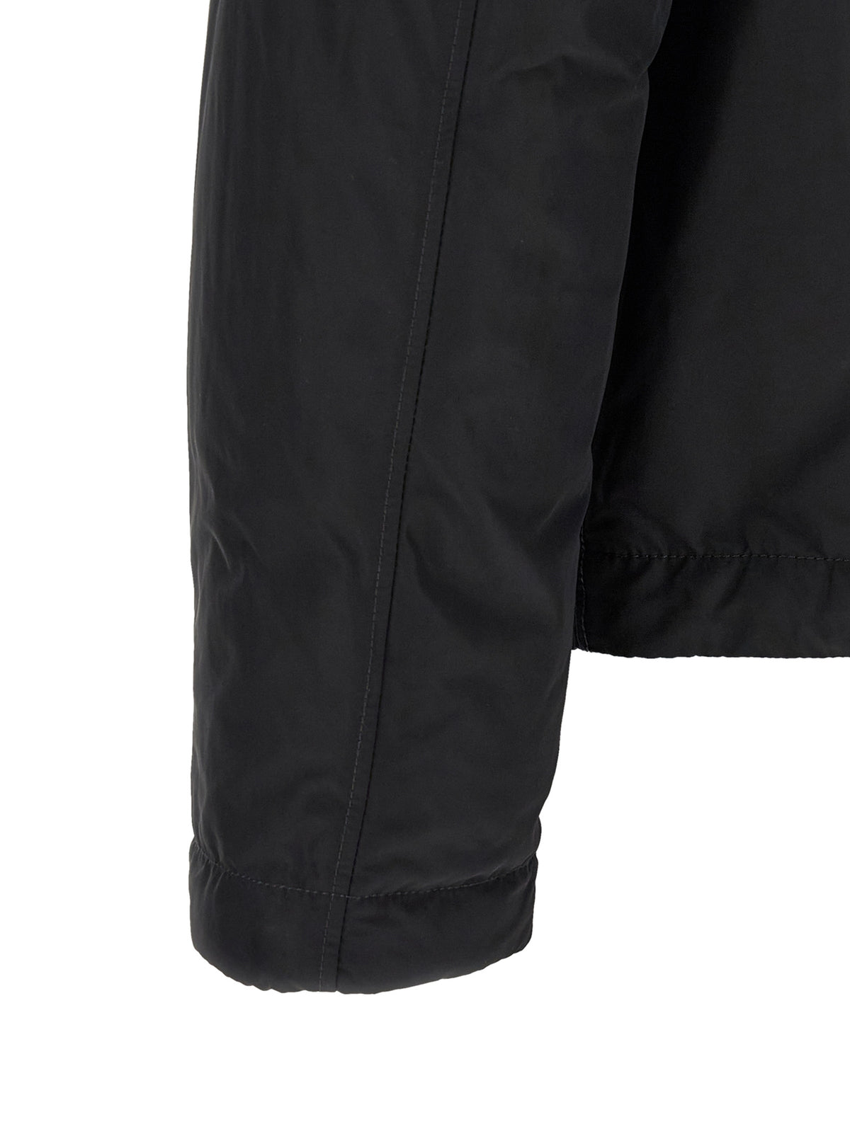 Stone Island Black Polyester Jacket - Modern Outerwear