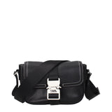 Karl Lagerfeld Black Leather Crossbody Bag - Stylish & Versatile