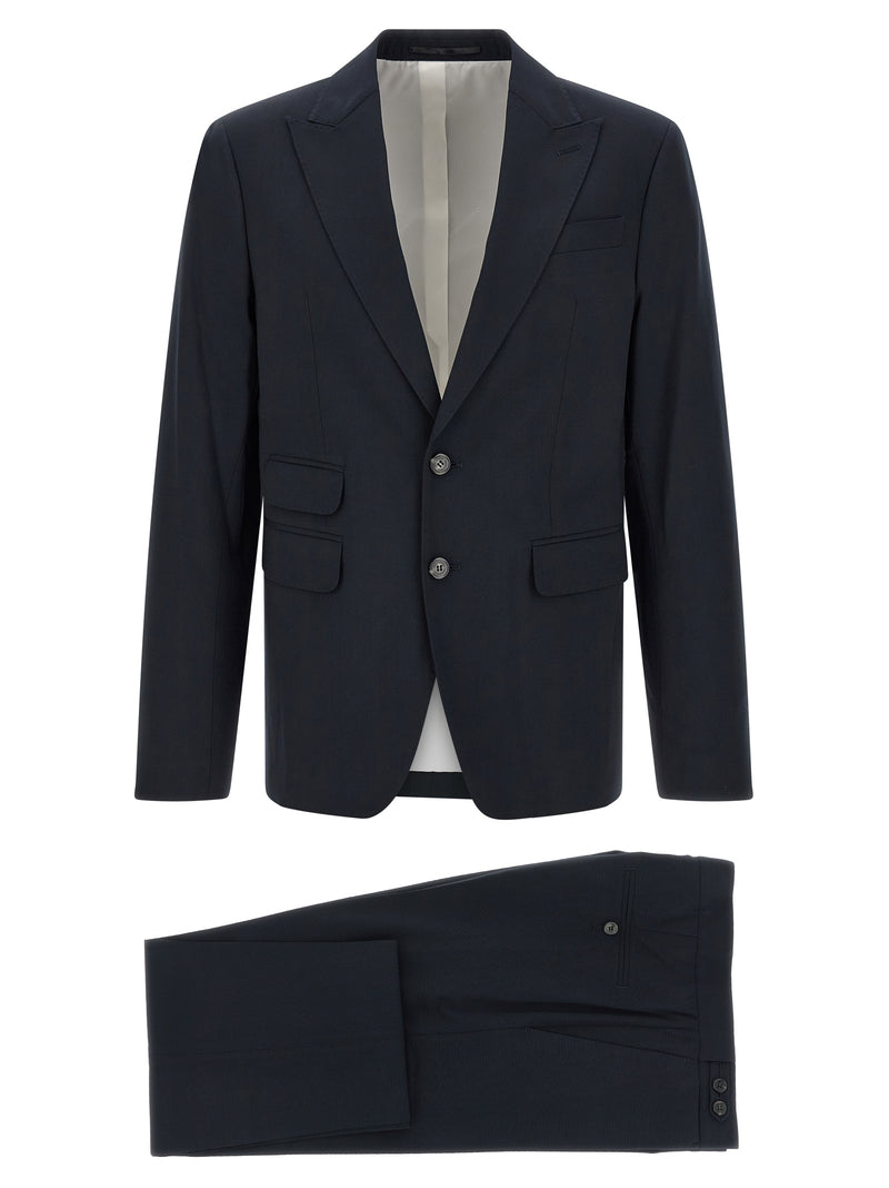 Dsquared² Blue Wool Suit - Tailored2 London Collection