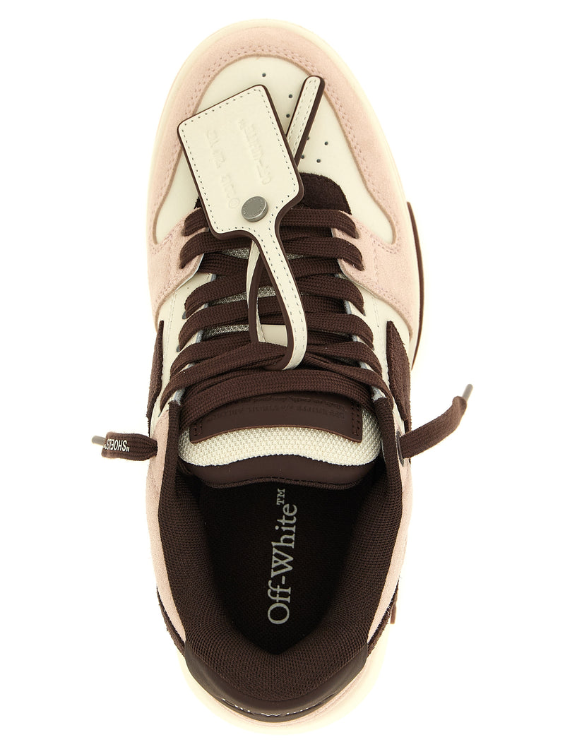 Off-White Multicolor Cowhide Low Top Sneakers - Out of Office